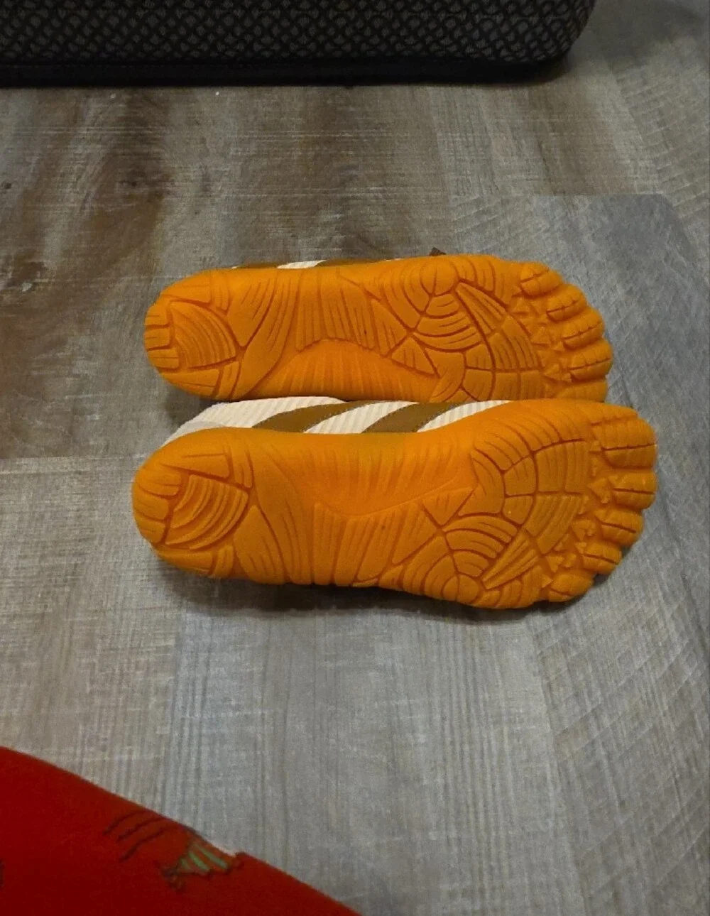 Kids Brown and Tan Sneakers - Lightweight Casual Shoes